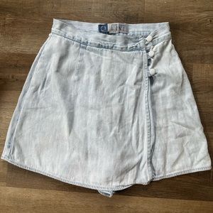 Vintage denim skort